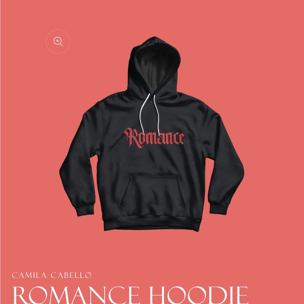 Camila Cabello  New Romance Black Hoodie Cardigan-size Small - Picture 4 of 4